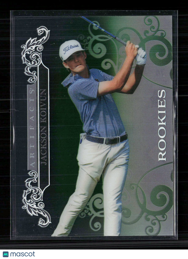 2026 Upper Deck Artifacts Golf Jackson Koivun #74 Clear Cut Acetate RC