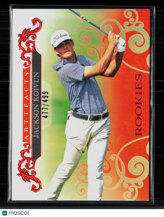 2023 Upper Deck Artifacts Golf Jackson Koivun #74 Red 477/499