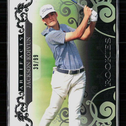 2026 Upper Deck Artifacts Golf Jackson Koivun #74 Black 39/99