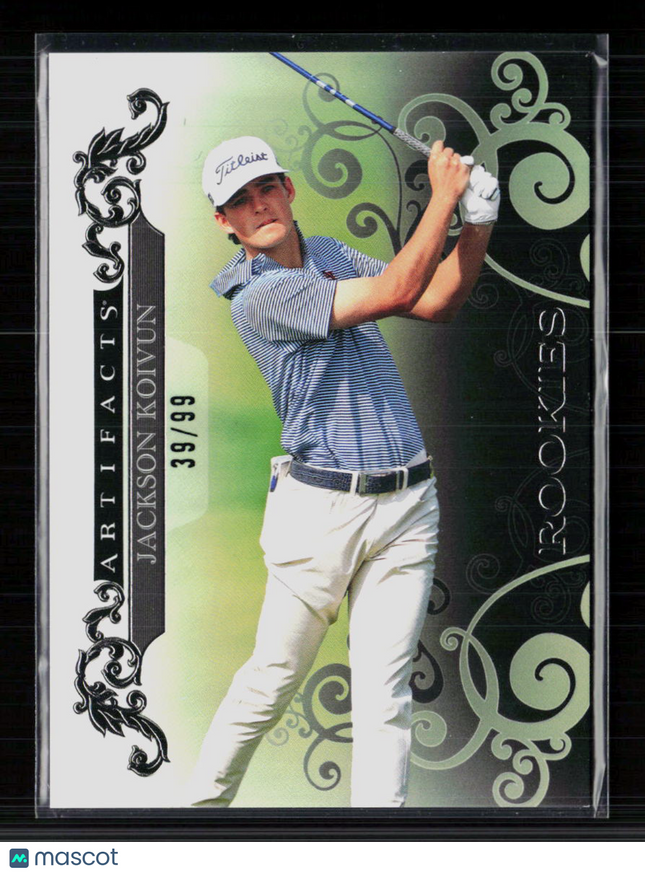 2026 Upper Deck Artifacts Golf Jackson Koivun #74 Black 39/99