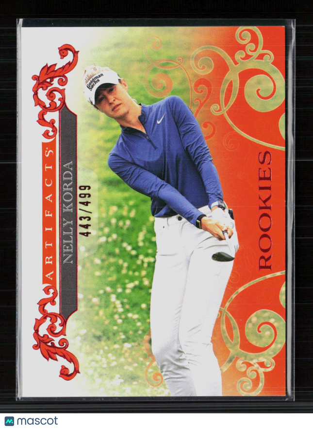 2024 Upper Deck Artifacts Golf Nelly Korda #51 Red 443/499