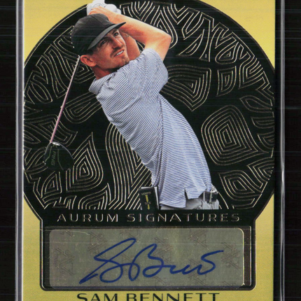 2026 Upper Deck Artifacts Golf Aurum Signatures Sam Bennett #AS-SB 67/75 Auto
