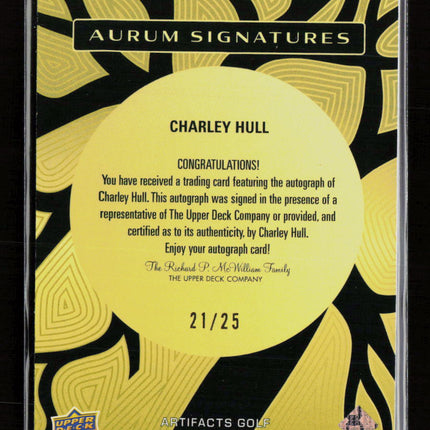 2026 Upper Deck Artifacts Golf Aurum Signatures Charley Hull #AS-CH 21/25 Auto