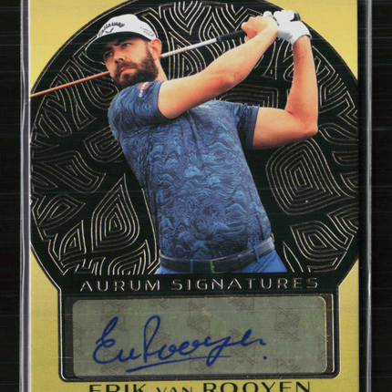 2021 Upper Deck Artifacts Golf Aurum Erik van Rooyen #AS-EV 07/75 Auto
