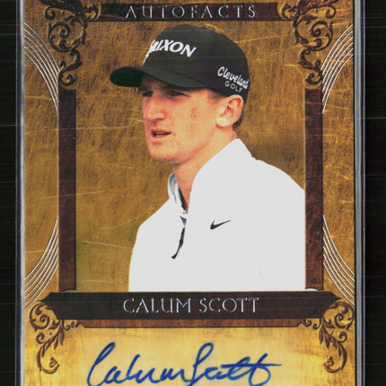 2026 Upper Deck Artifacts Golf Autofacts Calum Scott #A-CS Auto