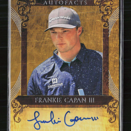 2026 Upper Deck Artifacts Golf Autofacts Frankie Capan III #A-FC Auto