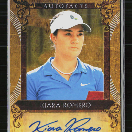 2026 Upper Deck Artifacts Golf Autofacts Kiara Romero #A-KR Auto