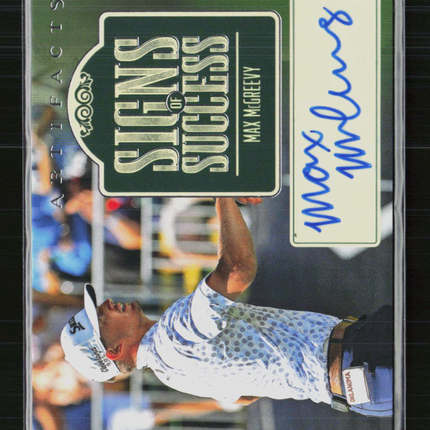2026 Upper Deck Artifacts Golf Signs of Success Max McGreevy #SS-MC Auto