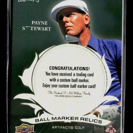 2026 Upper Deck Artifacts Golf Payne Stewart #BM-PS Ball Marker Relic