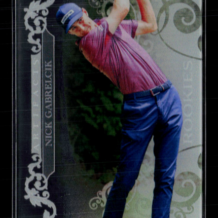 2026 Upper Deck Artifacts Golf Nick Gabrelcik #73 Clear