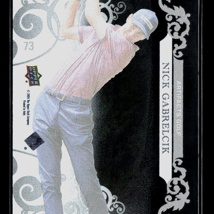 2026 Upper Deck Artifacts Golf Nick Gabrelcik #73 Clear