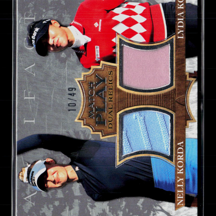 2026 Upper Deck Artifacts Golf Match Play Dual Relics Lydia Ko Nelly Korda /49