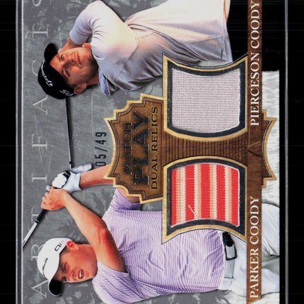 2026 Upper Deck Artifacts Golf Parker Coody Pierceson Coody #MP-CC 05/49