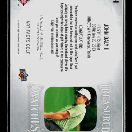 2026 Upper Deck Artifacts Golf Treasured Swatches John Daly II #TS-II