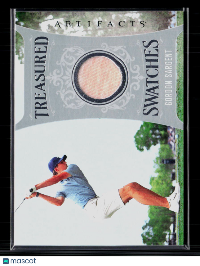2026 Upper Deck Artifacts Golf Treasured Swatches Gordon Sargent #TS-GS
