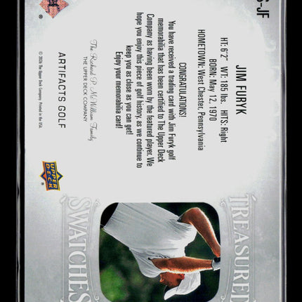 2026 Upper Deck Artifacts Golf Treasured Swatches Jim Furyk #TS-JF