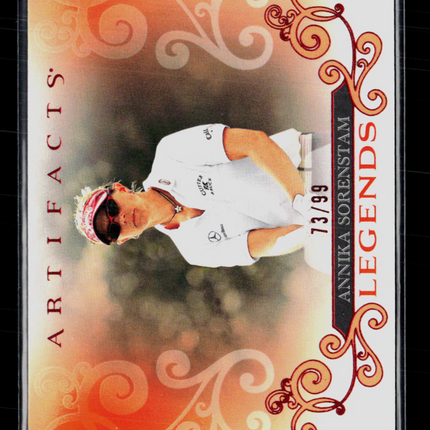 2026 Upper Deck Artifacts Golf Legends Annika Sorenstam #82 Red 73/99
