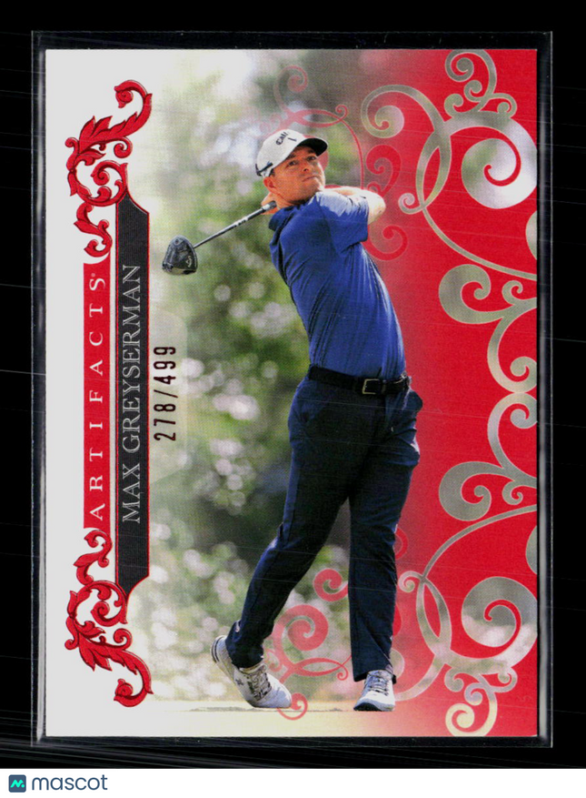 2026 Upper Deck Artifacts Golf Max Greyserman #27 Red 278/499