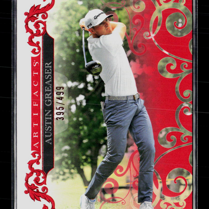 2026 Upper Deck Artifacts Golf Austin Greaser #40 Red 395/499