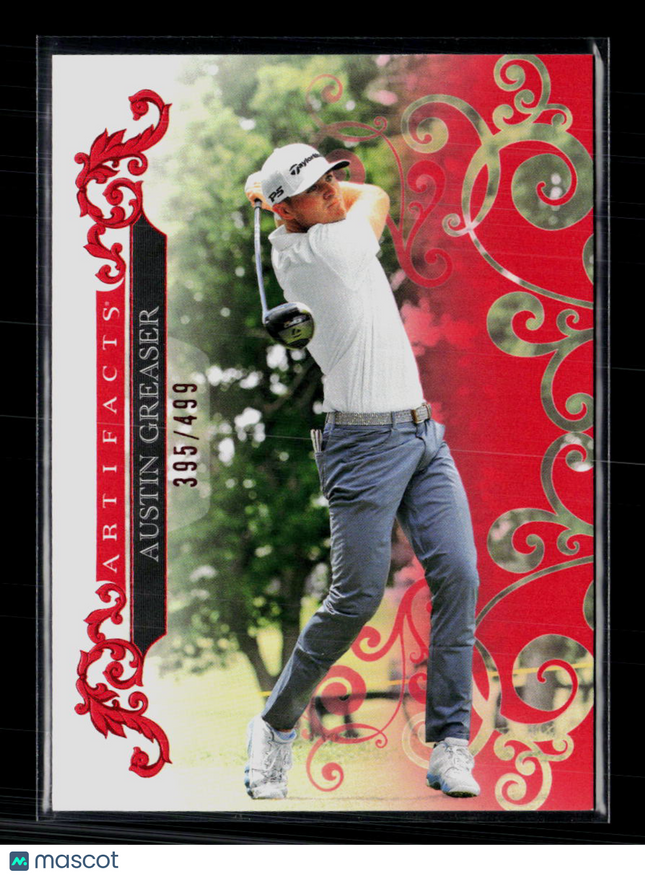 2026 Upper Deck Artifacts Golf Austin Greaser #40 Red 395/499