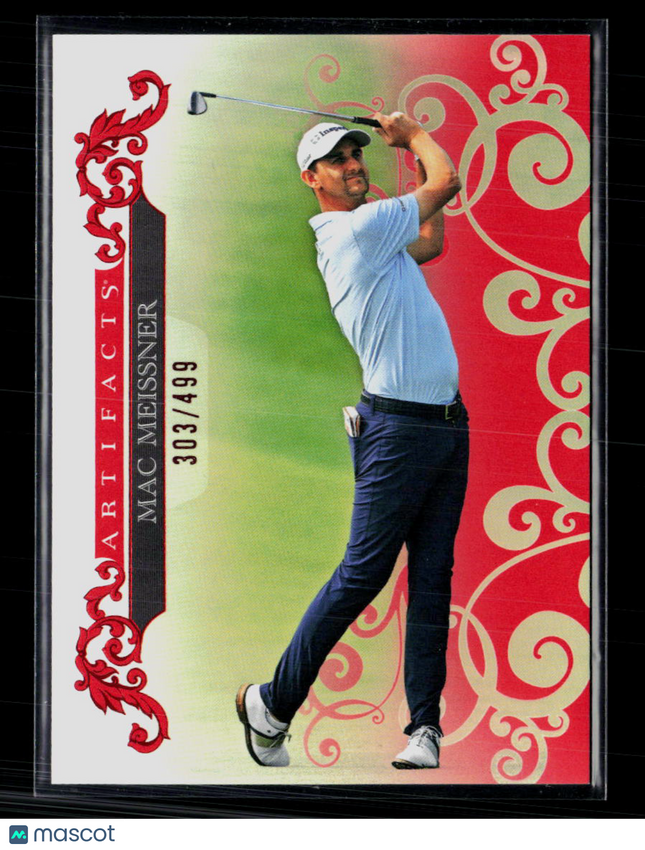 2026 Upper Deck Artifacts Golf Mac Meissner #13 Red 303/499