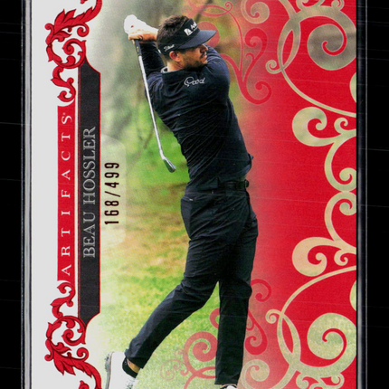 2026 Upper Deck Artifacts Golf Beau Hossler #16 Red 168/499