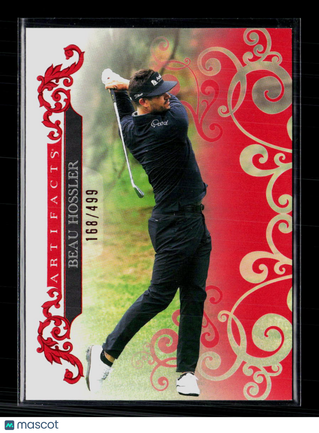 2026 Upper Deck Artifacts Golf Beau Hossler #16 Red 168/499