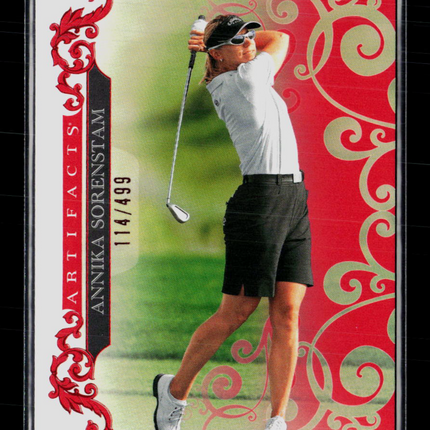 2024 Upper Deck Artifacts Golf Annika Sorenstam #6 Red 114/499