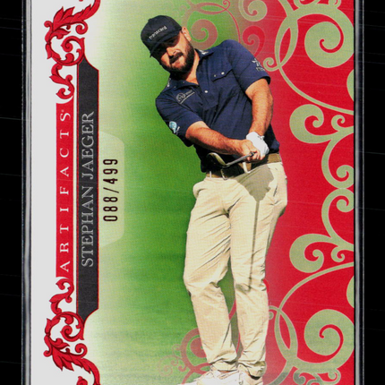 2026 Upper Deck Artifacts Golf Stephan Jaeger #20 Red /499