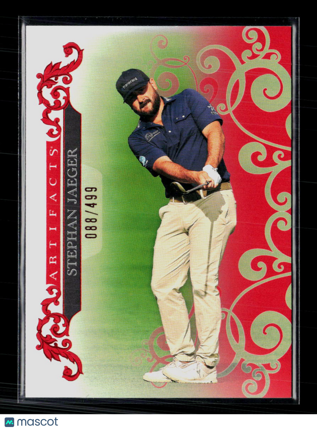 2026 Upper Deck Artifacts Golf Stephan Jaeger #20 Red /499