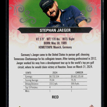 2026 Upper Deck Artifacts Golf Stephan Jaeger #20 Red /499