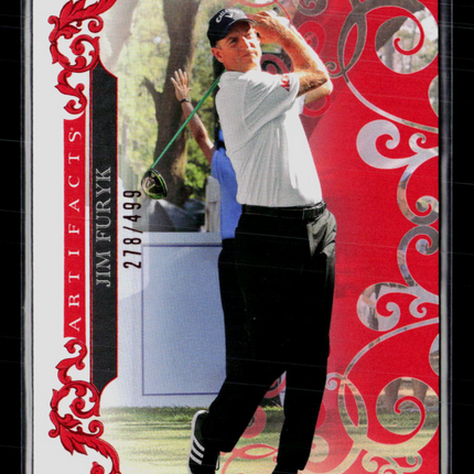 2022 Upper Deck Artifacts Golf Jim Furyk #3 Red 278/499