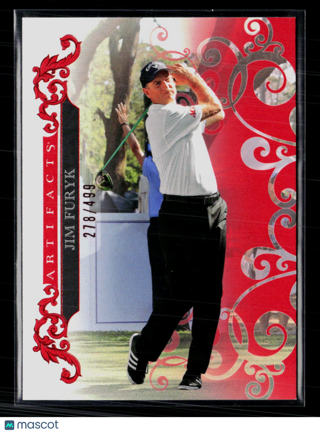 2022 Upper Deck Artifacts Golf Jim Furyk #3 Red 278/499
