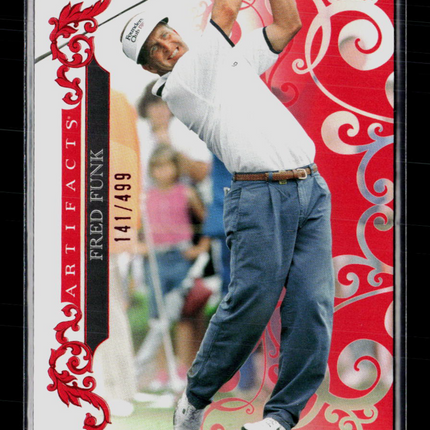 2026 Upper Deck Artifacts Golf Fred Funk #23 Red 141/499