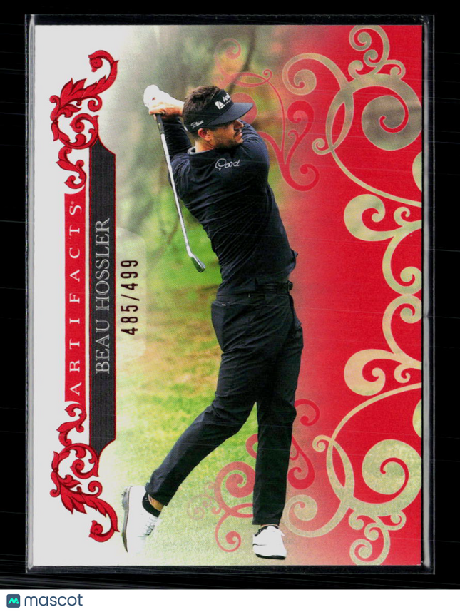 2026 Upper Deck Artifacts Golf Beau Hossler #16 Red 485/499