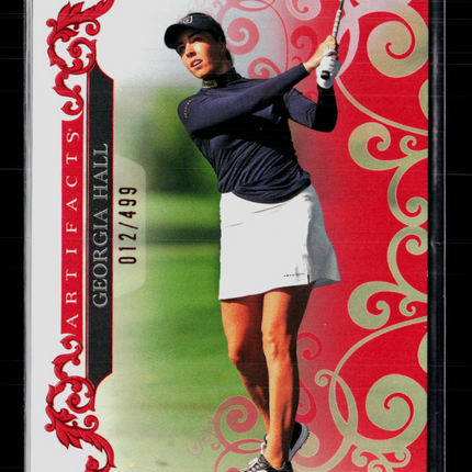 2026 Upper Deck Artifacts Golf Georgia Hall #24 Red 012/499