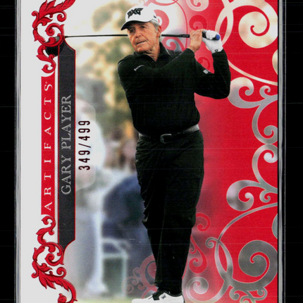 2026 Upper Deck Artifacts Golf Gary Player #18 Red 349/499