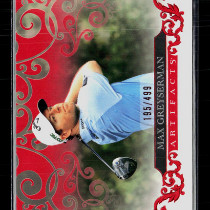2026 Upper Deck Artifacts Golf Max Greyserman #42 Red 195/499