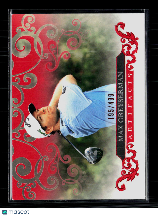 2026 Upper Deck Artifacts Golf Max Greyserman #42 Red 195/499