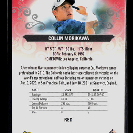 2026 Upper Deck Artifacts Golf Collin Morikawa #49 Red 117/499