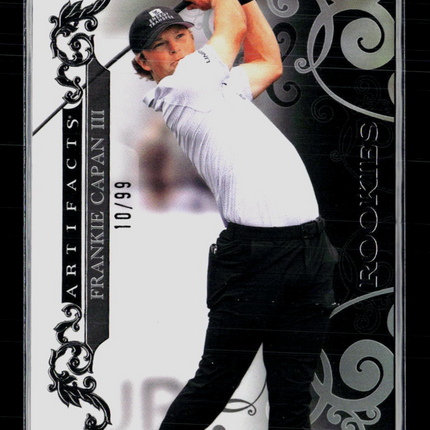 2026 Upper Deck Artifacts Golf Frankie Capan III #66 Black 10/99 RC