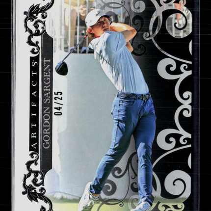 2026 Upper Deck Artifacts Golf Gordon Sargent #36 Black 04/25