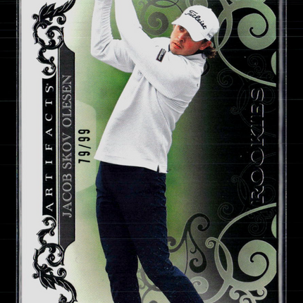 2026 Upper Deck Artifacts Golf Jacob Skov Olesen #78 Black 79/99 RC