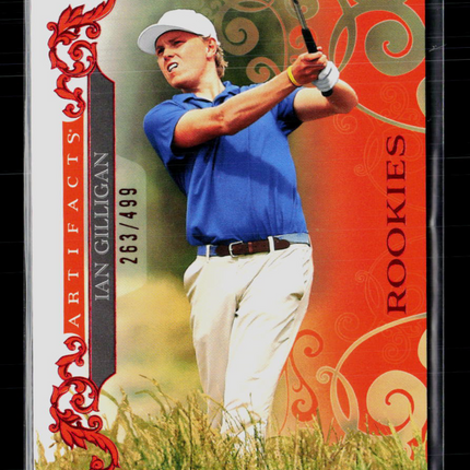 2026 Upper Deck Artifacts Golf Ian Gilligan #56 Red 263/499 RC