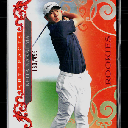 2026 Upper Deck Artifacts Golf Keita Nakajima #64 Red 160/499 RC