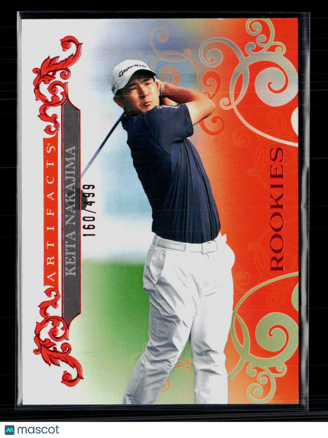 2026 Upper Deck Artifacts Golf Keita Nakajima #64 Red 160/499 RC