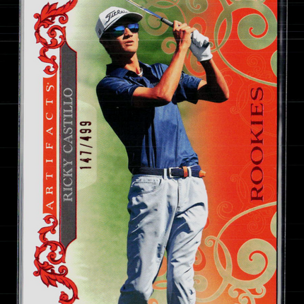 2026 Upper Deck Artifacts Golf Ricky Castillo #67 Red 147/499 RC