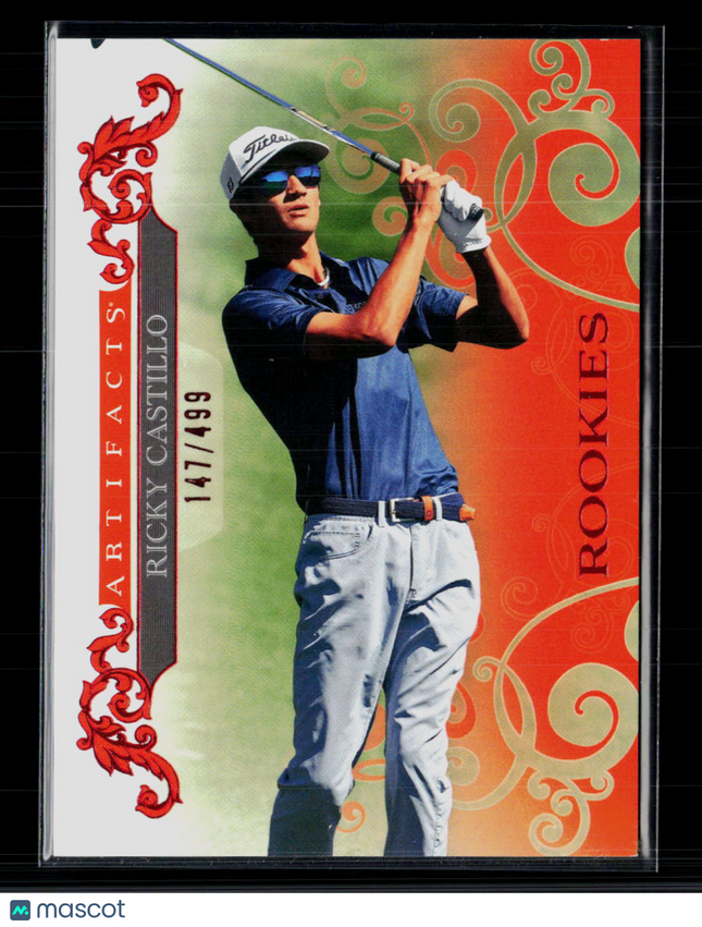 2026 Upper Deck Artifacts Golf Ricky Castillo #67 Red 147/499 RC