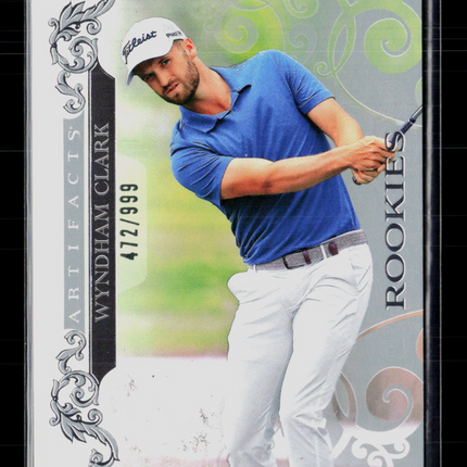 2026 Upper Deck Artifacts Golf Wyndham Clark #65 /999 RC