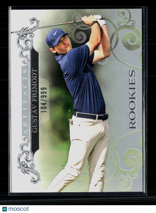 2026 Upper Deck Artifacts Golf Gustav Frimodt #63 104/999 RC